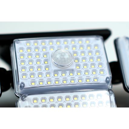 LED solcell väggbelysning med sensor LED/5W/5,5V IP65 2400 mAh
