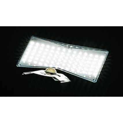 LED solcell väggbelysning med sensor LED/2,6W/5,5V IP65 1800 mAh svart