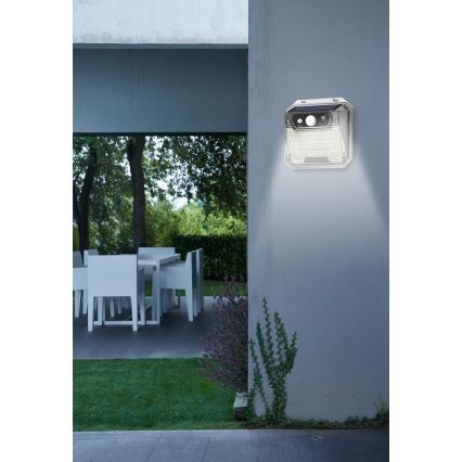 LED solcell väggbelysning med sensor LED/3W/5,5V IP65 1200 mAh