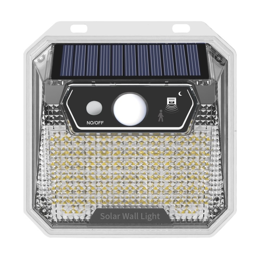 LED solcell väggbelysning med sensor LED/3W/5,5V IP65 1200 mAh