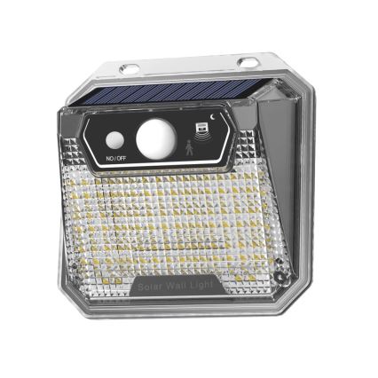 LED solcell väggbelysning med sensor LED/3W/5,5V IP65 1200 mAh
