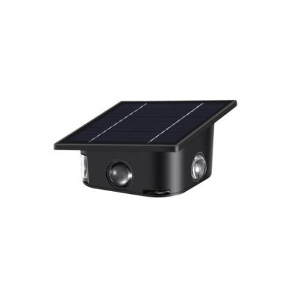 LED solcell väggbelysning med sensor LED/2W/5V IP54 1300 mAh