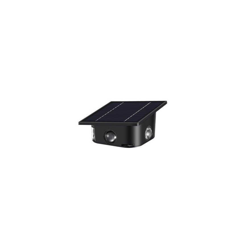 LED solcell väggbelysning med sensor LED/2W/5V IP54 1300 mAh