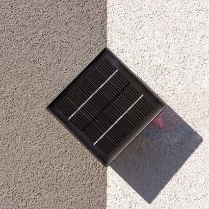 LED solcell väggbelysning med sensor LED/2W/5V IP54 1300 mAh