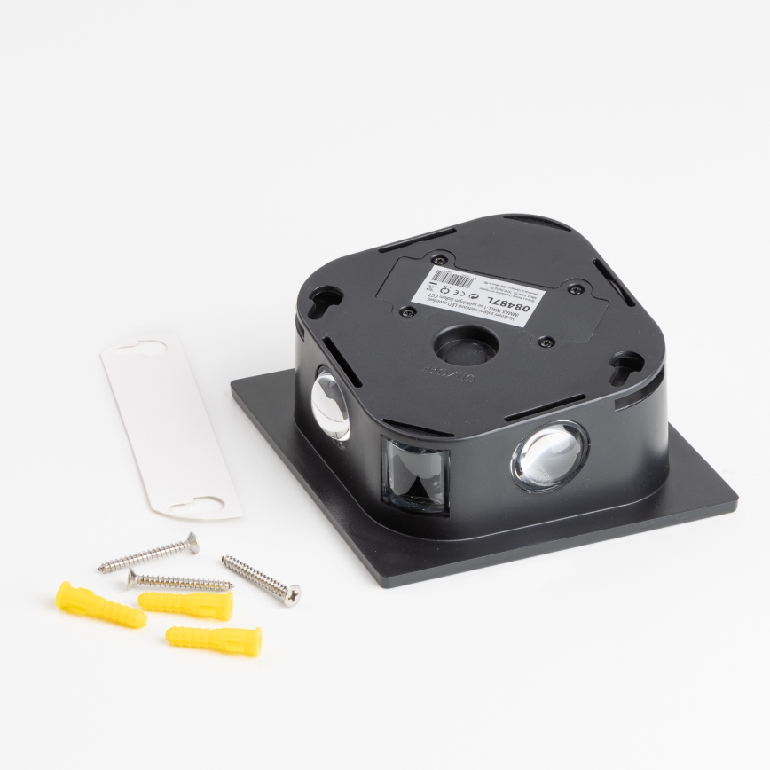 LED solcell väggbelysning med sensor LED/2W/5V IP54 1300 mAh