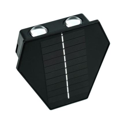 LED solcell väggbelysning med sensor LED/2W/5V IP54 1300 mAh