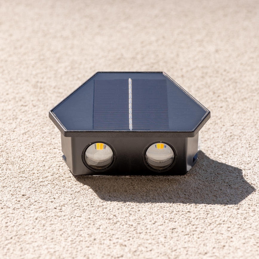 LED solcell väggbelysning med sensor LED/2W/5V IP54 1300 mAh
