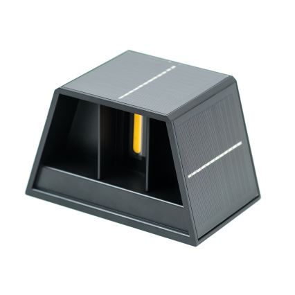 LED solcell väggbelysning med sensor LED/2W/5V IP54 1300 mAh