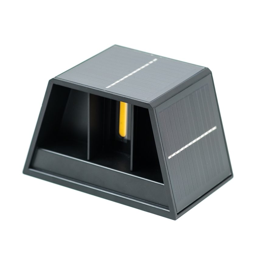 LED solcell väggbelysning med sensor LED/2W/5V IP54 1300 mAh