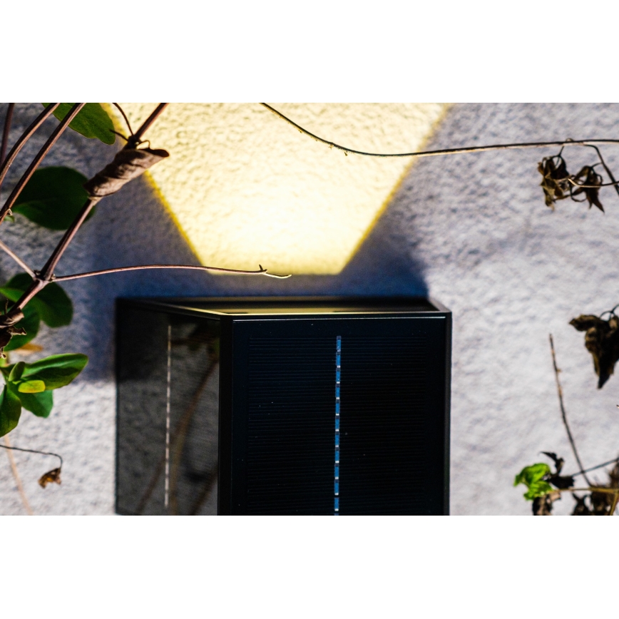 LED solcell väggbelysning med sensor LED/2W/5V IP54 1300 mAh