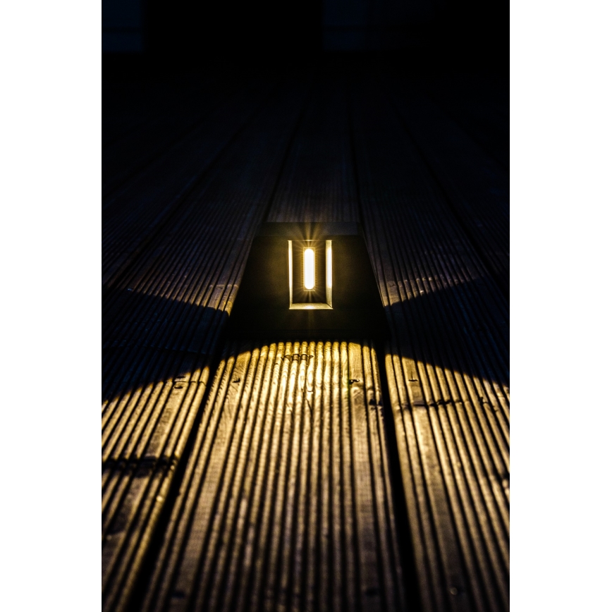 LED solcell väggbelysning med sensor LED/2W/5V IP54 1300 mAh