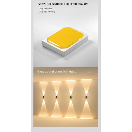 LED solcell väggbelysning med sensor LED/2W/5V IP54 1300 mAh