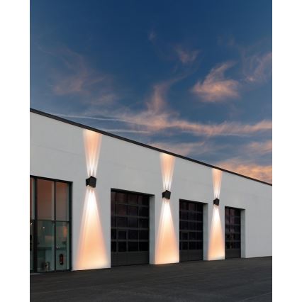 LED solcell väggbelysning med sensor LED/2W/5V IP54 1300 mAh