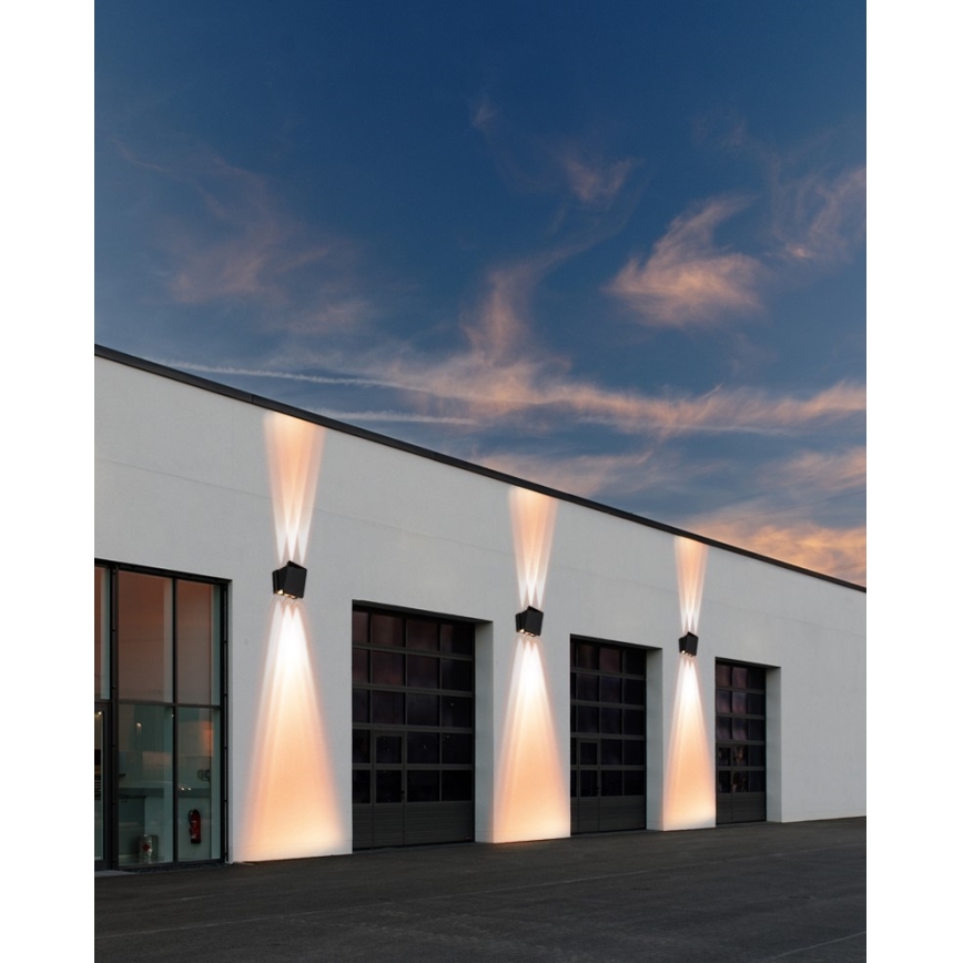 LED solcell väggbelysning med sensor LED/2W/5V IP54 1300 mAh