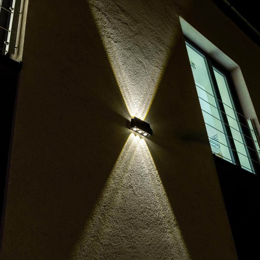 LED solcell väggbelysning med sensor LED/2W/5V IP54 1300 mAh