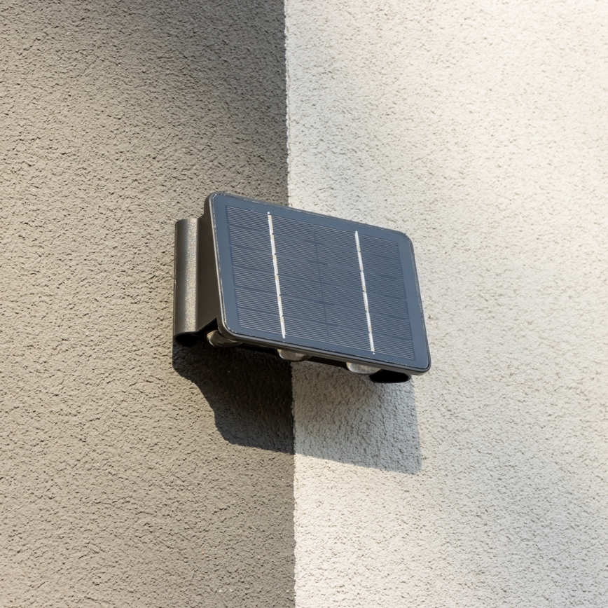 LED solcell väggbelysning med sensor LED/2W/5V IP54 1300 mAh