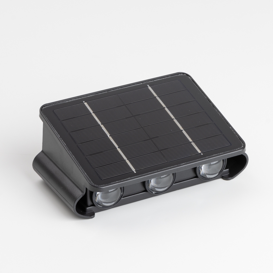 LED solcell väggbelysning med sensor LED/2W/5V IP54 1300 mAh