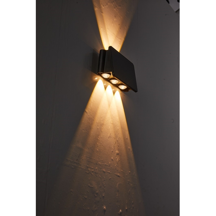 LED solcellsvägglampa med sensor LED/2W/5V IP54 1300 mAh