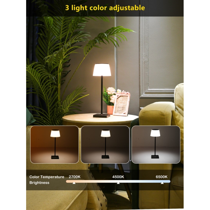 LED Ljusreglerad utomhus solcell lampa med sensor LED/4W/5V IP44