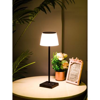LED Ljusreglerad utomhus solcell lampa med sensor LED/4W/5V IP44