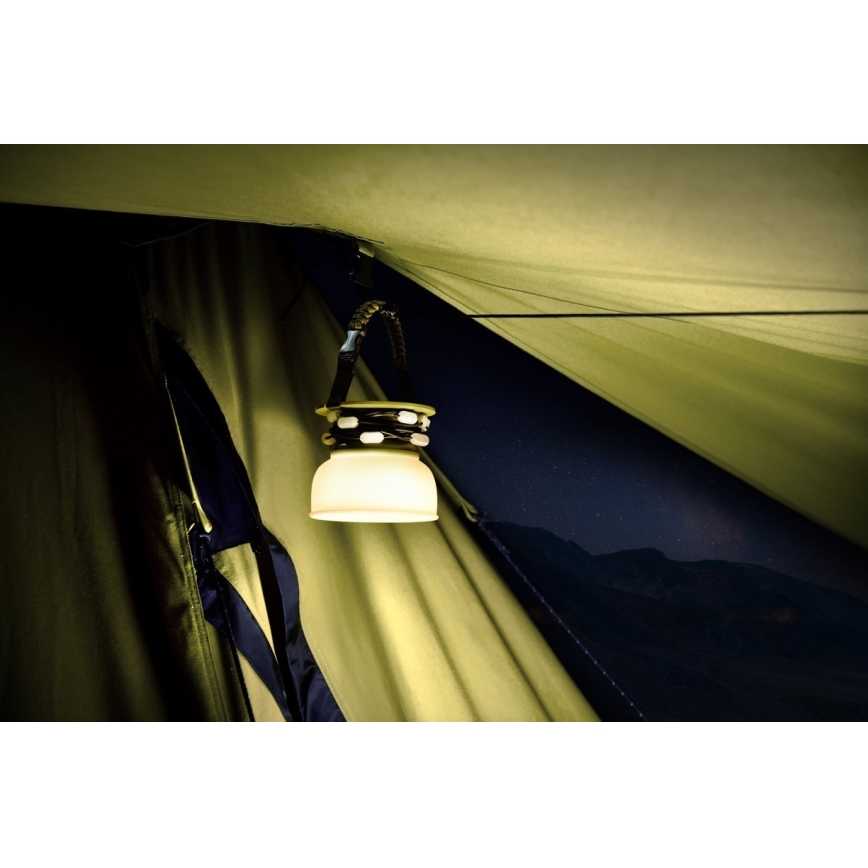 LED RGB Bärbar solcell uppladdningsbar lampa med LED kedja LED/10W/5V 3600 mAh IP65 3600 mAh