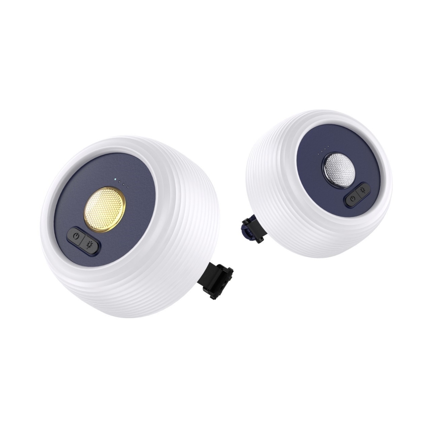 LED RGB Bärbar solcell uppladdningsbar lampa med LED kedja LED/10W/5V 3600 mAh IP65 3600 mAh