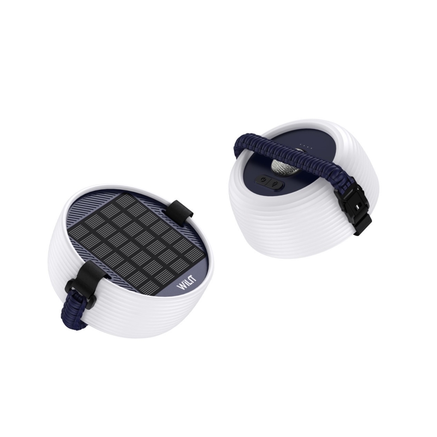 LED RGB Bärbar solcell uppladdningsbar lampa med LED kedja LED/10W/5V 3600 mAh IP65 3600 mAh