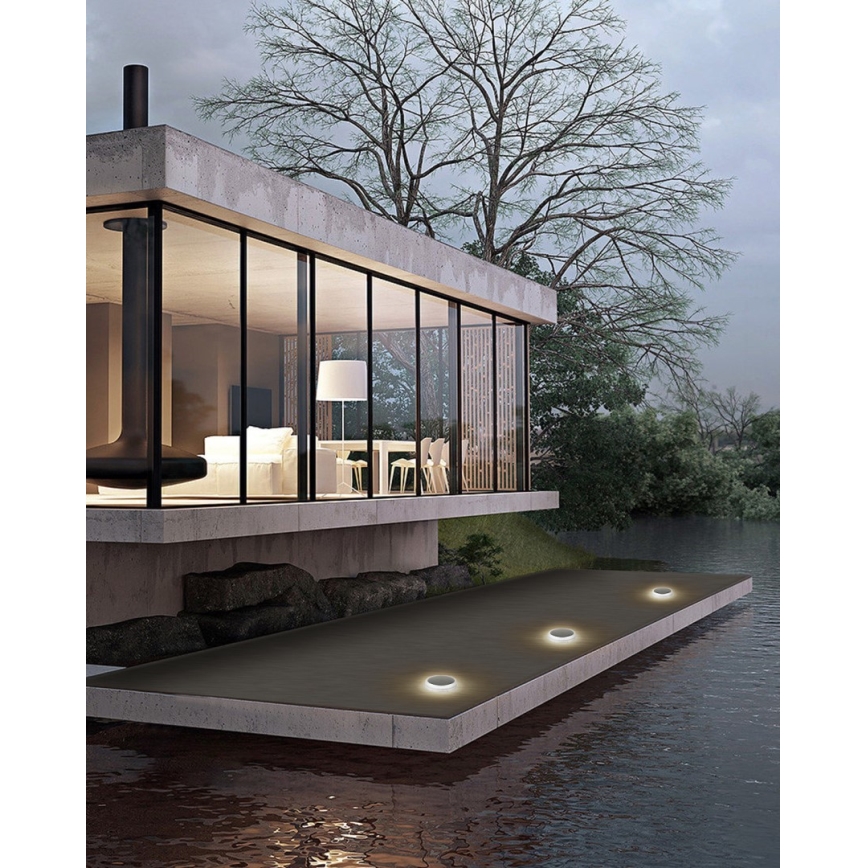 LED Utomhus solcell belysning med sensor LED/0,4W/3,2V IP54 500 mAh