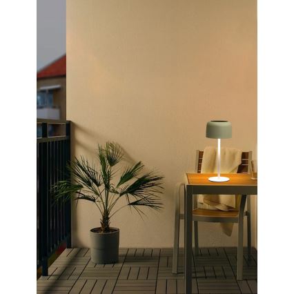 LED Ljusreglerad utomhus solcell lampa LED/4W/5V 3600mAh IP44
