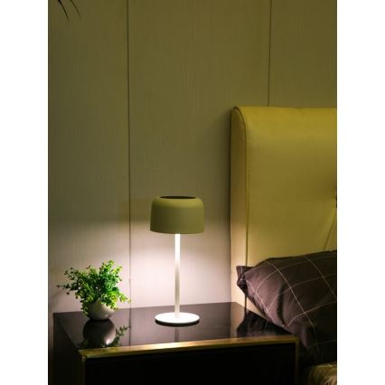 LED Ljusreglerad utomhus solcell lampa LED/4W/5V 3600mAh IP44