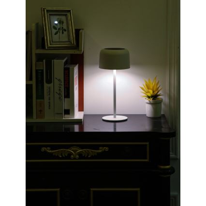 LED Ljusreglerad utomhus solcell lampa LED/4W/5V 3600mAh IP44