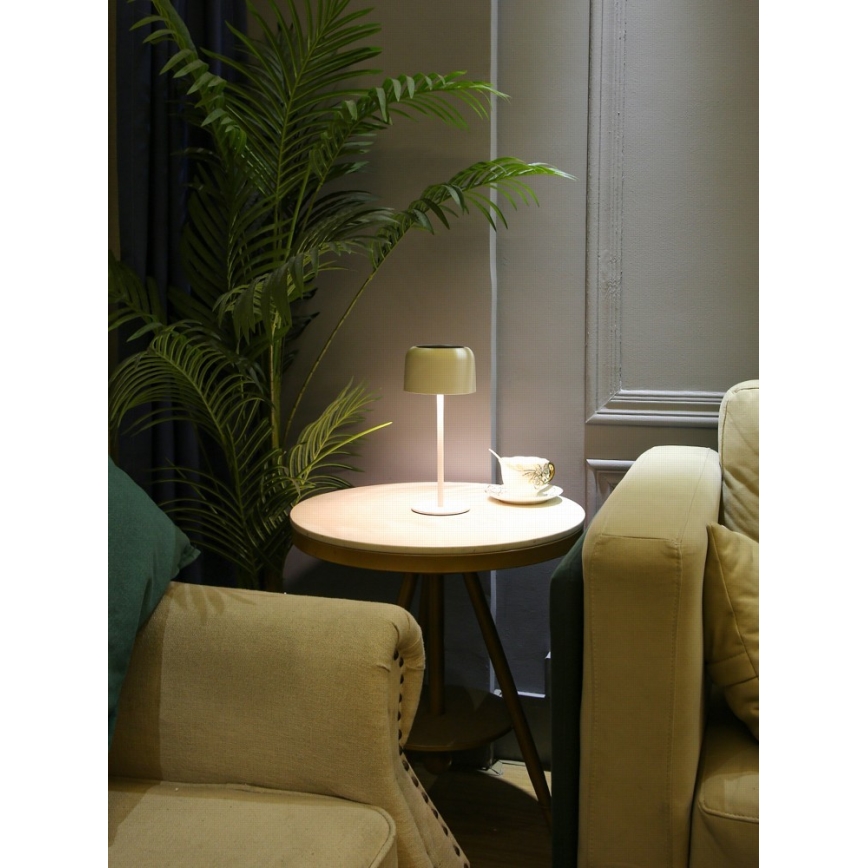 LED Ljusreglerad utomhus solcell lampa LED/4W/5V 3600mAh IP44