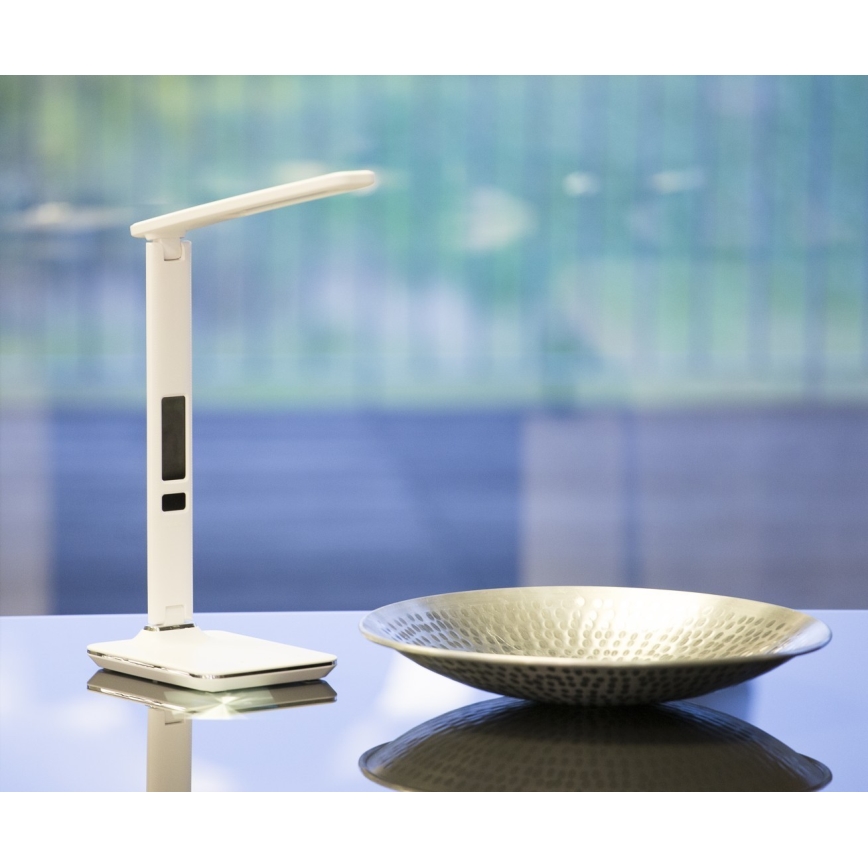 Immax 08934L - Barn LED-Lampa med en skärm KINGFISHER LED/9W/230V vit