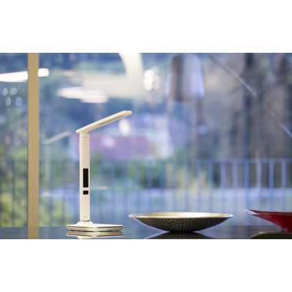 Immax 08934L - Barn LED-Lampa med en skärm KINGFISHER LED/9W/230V vit
