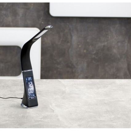 Immax 08947L - Barn LED-Lampa dimbar med en skärm läder LEATHER LED/7W/230V