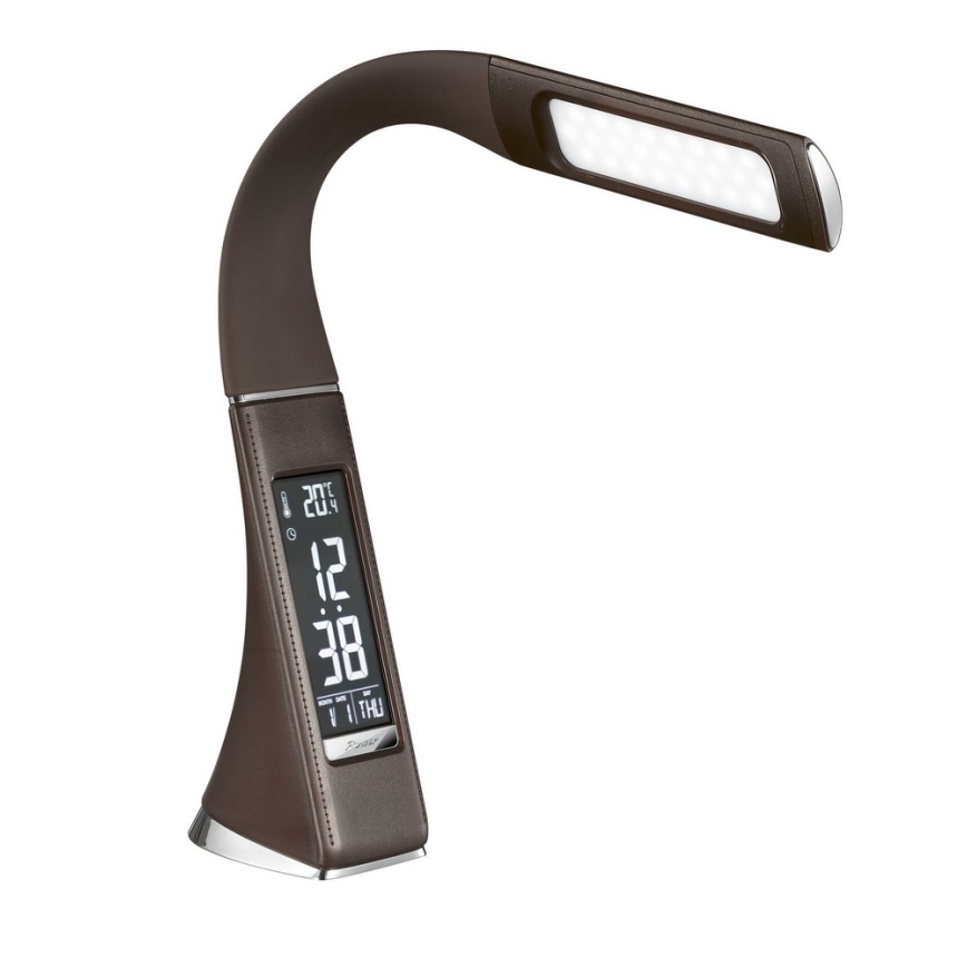 LED Dimbar Bordslampa med en skärm läder LEATHER LED/7W/230V