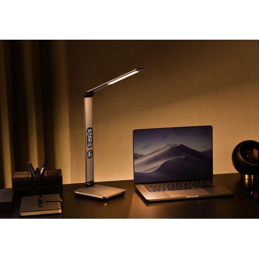 LED ljusreglerad bordslampa LED/8,5W/230V med trådlös laddning