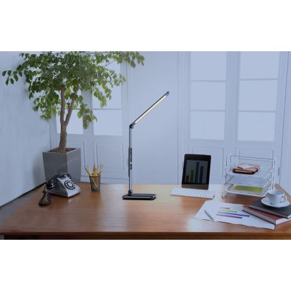 LED ljusreglerad bordslampa LED/8,5W/230V med trådlös laddning