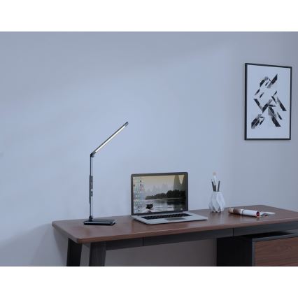 LED ljusreglerad bordslampa LED/8,5W/230V med trådlös laddning