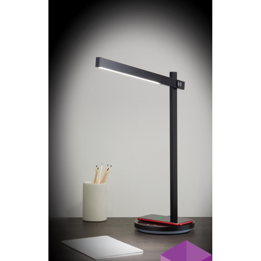 LED ljusreglerad bordslampa med trådlös laddning QI BEAM LED/18W/230V 2800K/4000K/5000K