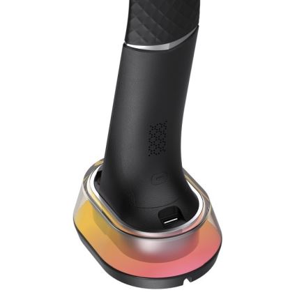 LED RGB Dimbar bordslampa med trådlös laddning CORELLA LED/7W/12/230V svart