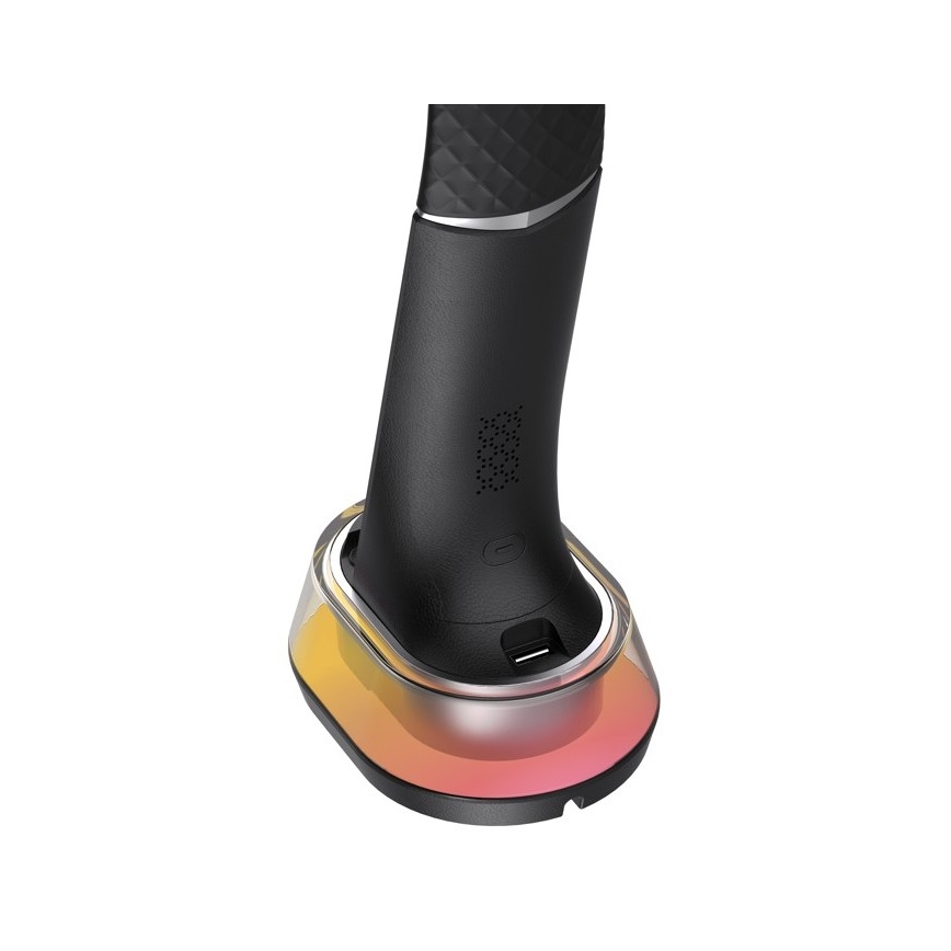 LED RGB Dimbar bordslampa med trådlös laddning CORELLA LED/7W/12/230V svart