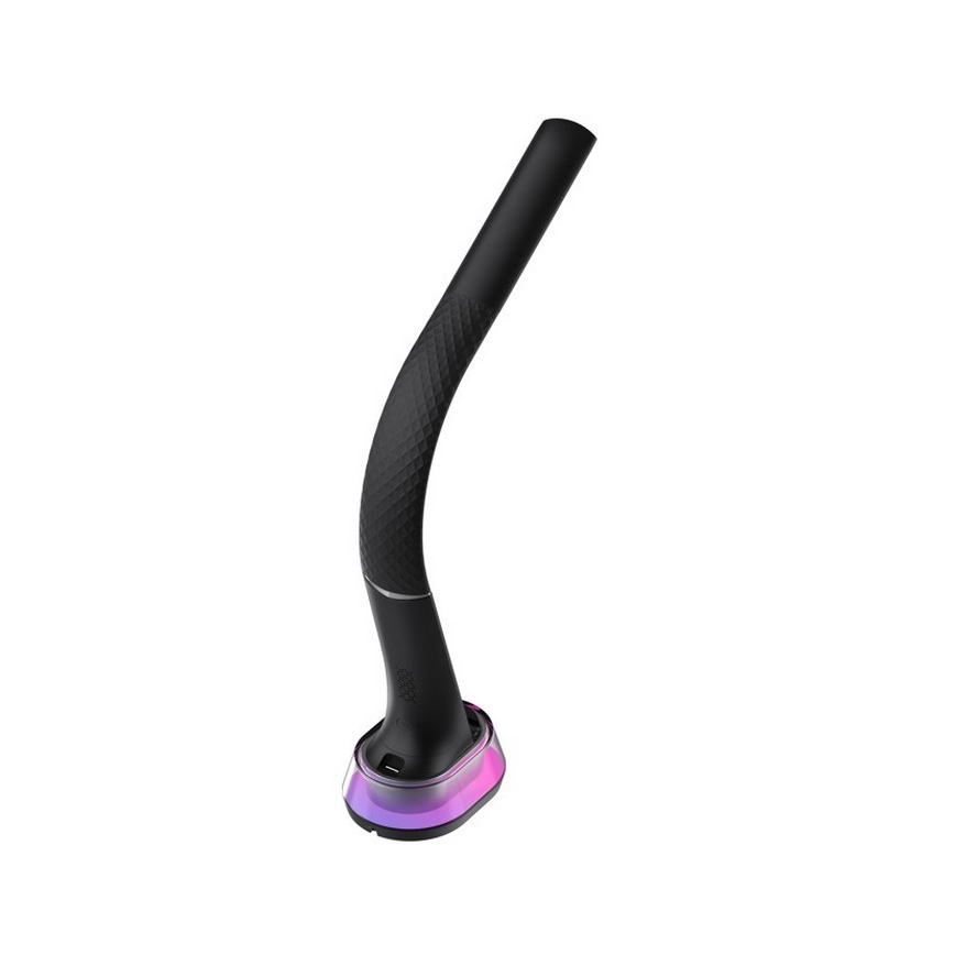 LED RGB Dimbar bordslampa med trådlös laddning CORELLA LED/7W/12/230V svart