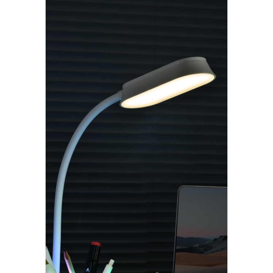 LED RGBW Ljusreglerad bordslampa med pennhållare FALCON LED/10W/5V
