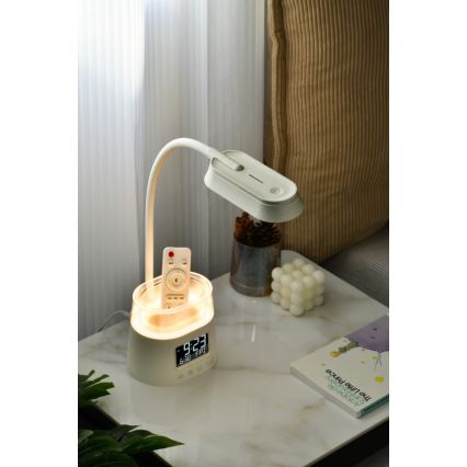 LED RGBW Ljusreglerad bordslampa med pennhållare FALCON LED/10W/5V