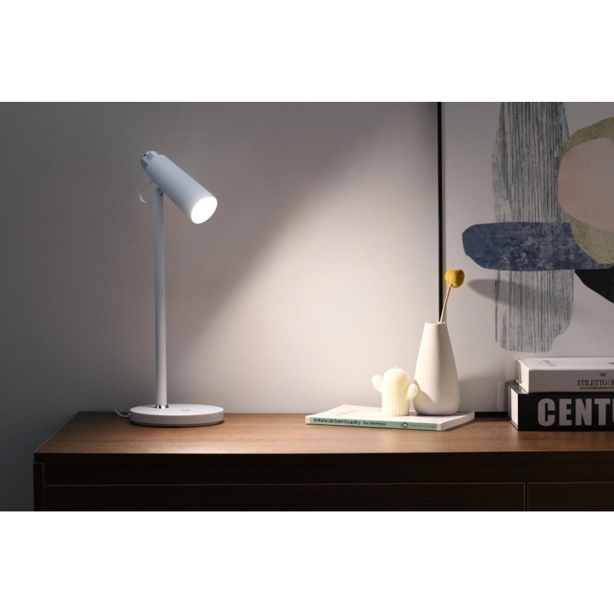LED Dimbar bordslampa med trådlös Qi laddar TIT LED/12W/230V vit