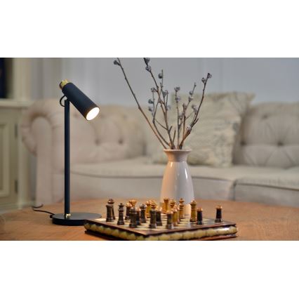 LED Dimbar bordslampa med trådlös Qi laddar TIT LED/12W/230V svart