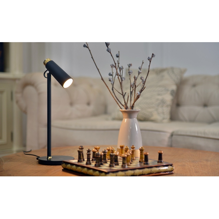 LED Dimbar bordslampa med trådlös Qi laddar TIT LED/12W/230V svart