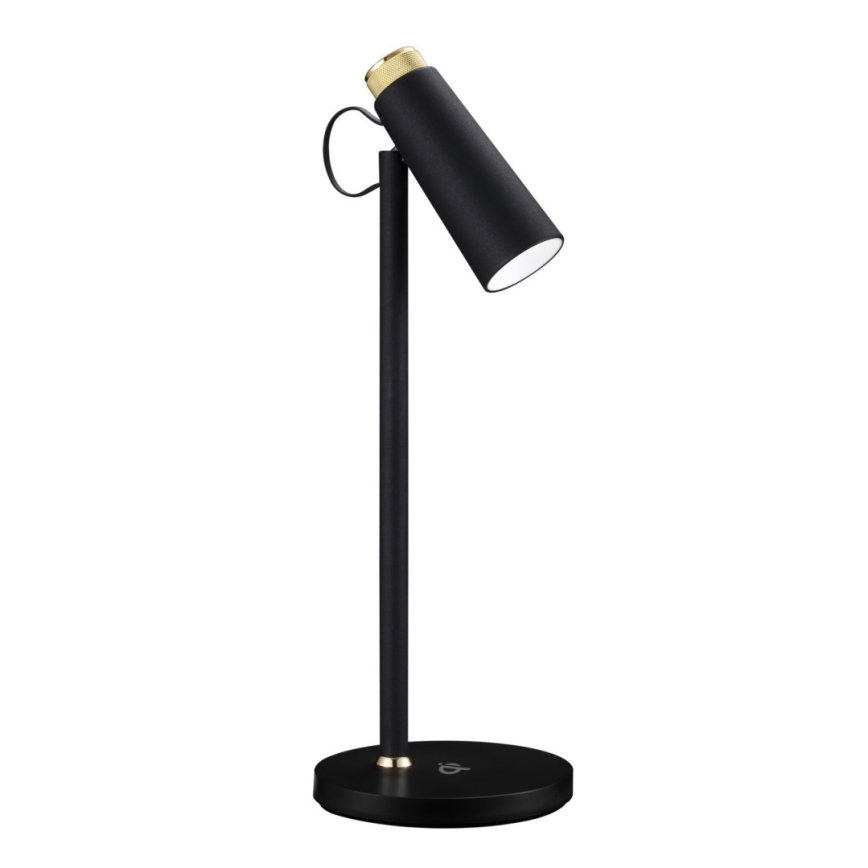 LED Dimbar bordslampa med trådlös Qi laddar TIT LED/12W/230V svart