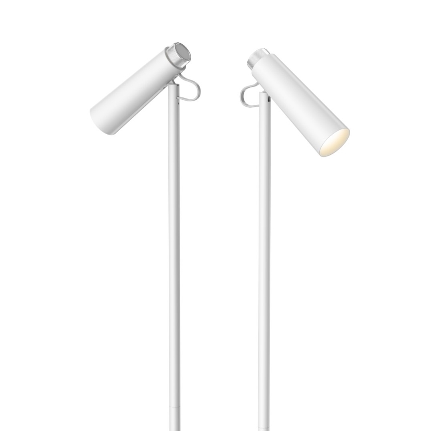 LED Dimbar golvlampa TIT LED/6W/230V vit